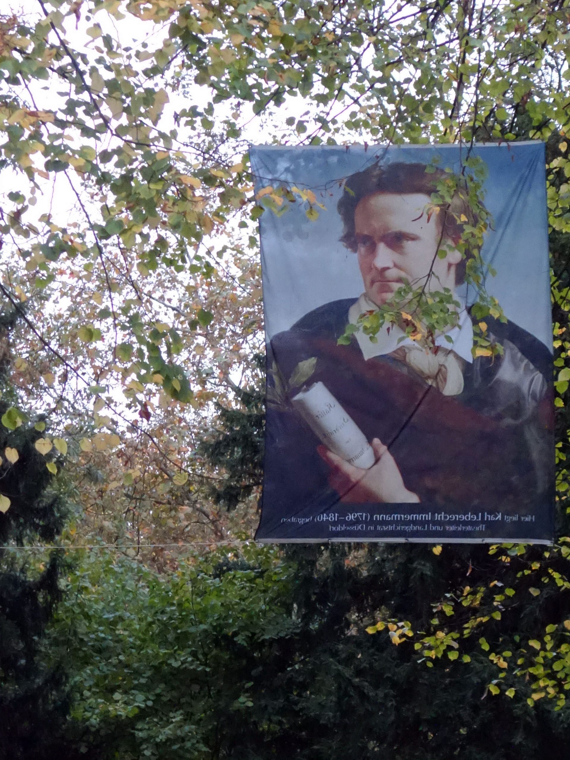 Fahne Immermann Golzheimer Friedhof Düsseldorf - Fotografin Inge Sauer